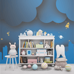 Papel de Parede Infantil Céu Estrelado
