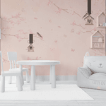 Papel de Parede Menina Jardim Encantado