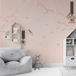 Papel de Parede Menina Jardim Encantado