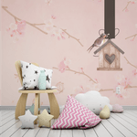 Papel de Parede Menina Jardim Encantado
