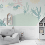 Papel de Parede Menina Bosque Encantado