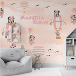 Papel de Parede Menina Sonhos da Minnie
