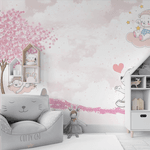 Papel de Parede Menina Rosa dos Sonhos