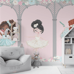 Papel de Parede Menina Bailarinas