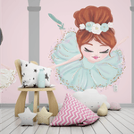 Papel de Parede Menina Bailarinas
