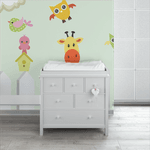 Papel de Parede Menino Girafinha