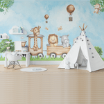 Papel de Parede Menino Animais