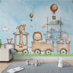 Papel de Parede Menino Animais