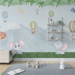 Papel de Parede Menino Balão