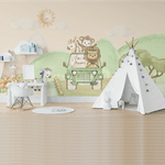 Papel de Parede Menino Aventura Animal