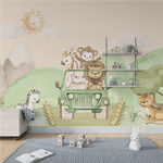 Papel de Parede Menino Aventura Animal