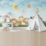 Papel de Parede Safari dos Bichinhos