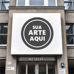 Placa de ACM personalizada com sua arte