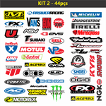 Kit Stikers Moto/ Carro 44pcs