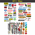 Kit Stikers Moto/ Carro 95pçs