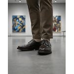 Sapato Social Brogue em Couro Café