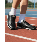 Sapatênis Cingapura Tamanho Especial em Couro Preto