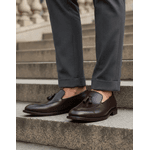 Mocassim Loafer Social Russia Bambolim Couro Cafe