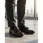 Mocassim Loafer Social Russia Bambolim Couro Cafe