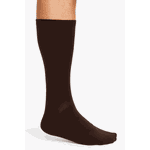 KIT 2 Pares de Meia Social Clássica Selene 3030 Marrom 