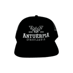 Boné Antuérpia Trucker Preto Camurça