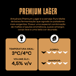 Premium Lager 600ml caixa c/ 6 (R$ 9,29 a unidade)