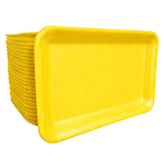 Bandeja de Isopor Amarela R2 - 400 unidades