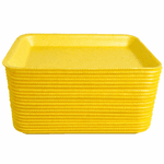 Bandeja de Isopor Amarela R2 - 400 unidades