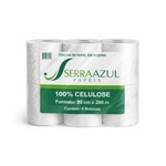 Bobina Papel Toalha Extra Luxo 20x200 Mts - Fardo 6 rolos