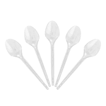 Colher Sobremesa Acrílico 12,5 cm - 50 unidades