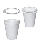 Copo Isopor com Tampa 180ml