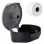 Dispenser de Papel Higiênico Rolão Preto 