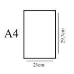 Papel Sulfite A4 Branca - Pacote 500 unidades 