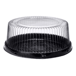 Embalagem Plástica para Bolos e Tortas G 32 MM Preto- 100 unidades