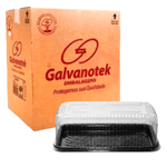 Embalagem Plástica para Bolos G 65 Preto - GALVANOTEK 