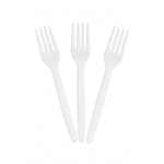 Garfo Master Branco 18 cm - 25 unidades