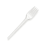 Garfo Sobremesa Branco - 50 unidades