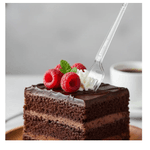 Garfo Sobremesa Branco - 50 unidades