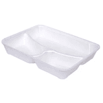 Bandeja Térmica HF 100/3 - S/ Tampa 1.100ml - 100 unidades