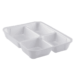 Bandeja Térmica HF 100/4 - C/ Tampa 1.100ml - 100 unidades