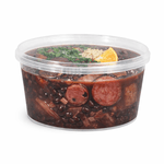 Pote com Lacre e Tampa 1.000ml - PRAFESTA - 10 UNIDADES