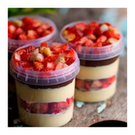 Pote Plástico Redondo 500ml com Lacre e Tampa