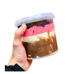 Pote Plástico Redondo 1000ml com Lacre e Tampa 