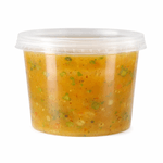 Kit Pote Redondo 250 ml C/ Tampa - RIOPLASTIC