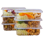 Pote Retangular com Tampa 500ml