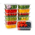 Pote Retangular com Tampa 500ml