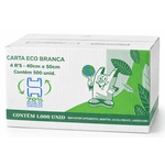 Sacola Plástica Branca 40x50 ECO - Caixa 500 unidades - CARTAPLAST
