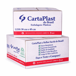 Sacola Plástica Branca 30x40 LESS - Caixa 1.000 unidades - CARTAPLAST