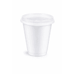 Tampa Para Copo de Isopor 180 ml - Pacote 50 unidades 