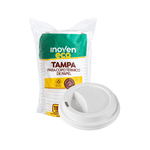 Tampa Para Copo de Papel 180 ml - INOVEN - 25 unidades